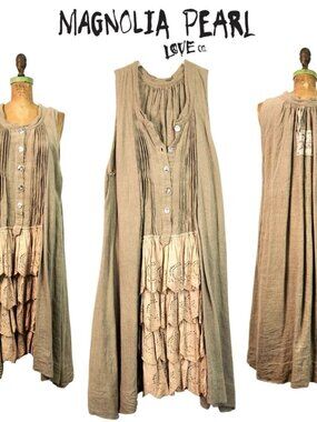 Magnolia Pearl Layered Boho Ruffle Dress